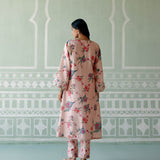 Dusty Pink Floral Kurta Set