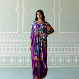 Amethyst Floral Kaftan Set