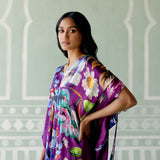 Amethyst Floral Kaftan Set