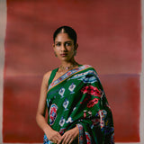 Emerald Aztec Saree
