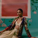 Paisley Blazer Dhoti Set