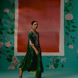 Emerald Aztec Kaftan Set