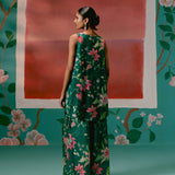 Green Chintz Sleeveless Kurta Set