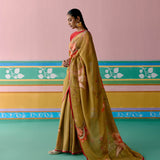 Mustard Chintz Saree