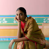 Mustard Chintz Saree