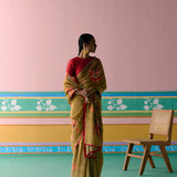 Mustard Chintz Saree