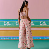 Dusty Pink Floral Jacket Set