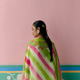 Lime Green Paisley Kurta Set