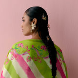 Lime Green Paisley Kurta Set