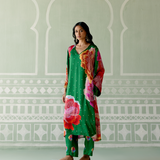 Emerald Floral Kurta Set