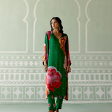 Emerald Floral Kurta Set