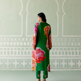 Emerald Floral Kurta Set