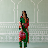 Emerald Floral Kurta Set