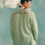 Flora Round Neck Co-ord - Mint