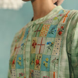 Flora Round Neck Co-ord - Mint