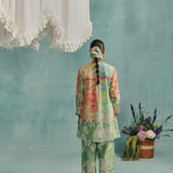 Patchwork Shirt Kurta Set