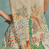 Meadow Sleeveless Kurta Set - Ecru