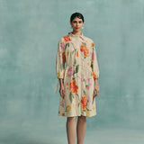 Dahlia Shirt Dress - Ecru