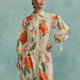 Dahlia Shirt Dress - Ecru