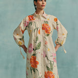 Dahlia Shirt Dress - Ecru