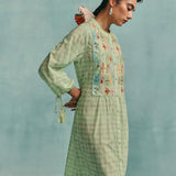 Flora Shirt Dress - Mint
