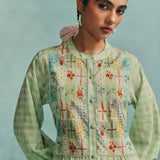 Flora Shirt Dress - Mint