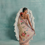 Rose Saree - Pink
