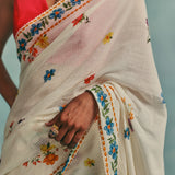 Daisy Saree - Ecru