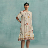 Daisy Tiered Dress - Ecru