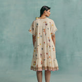 Daisy Tiered Dress - Ecru