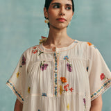 Daisy Tiered Dress - Ecru
