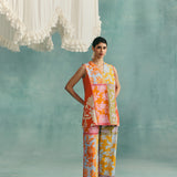 Patchwork Sleeveless Co-ord