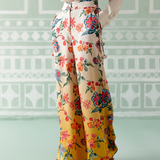 Ecru & Mustard Floral Co-ord Set