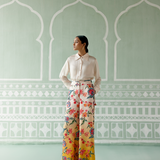 Ecru & Mustard Floral Co-ord Set