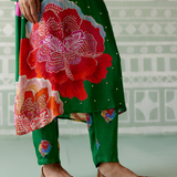 Emerald Floral Kurta Set